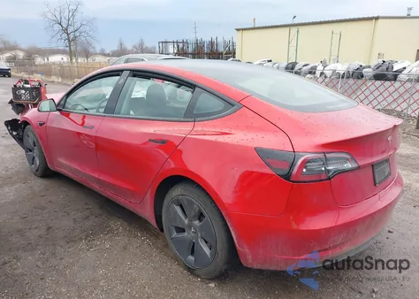 2022 Tesla Model 3 Rear-Wheel Drive из США, поврежденный, VIN 5YJ3E1EA5NF355597